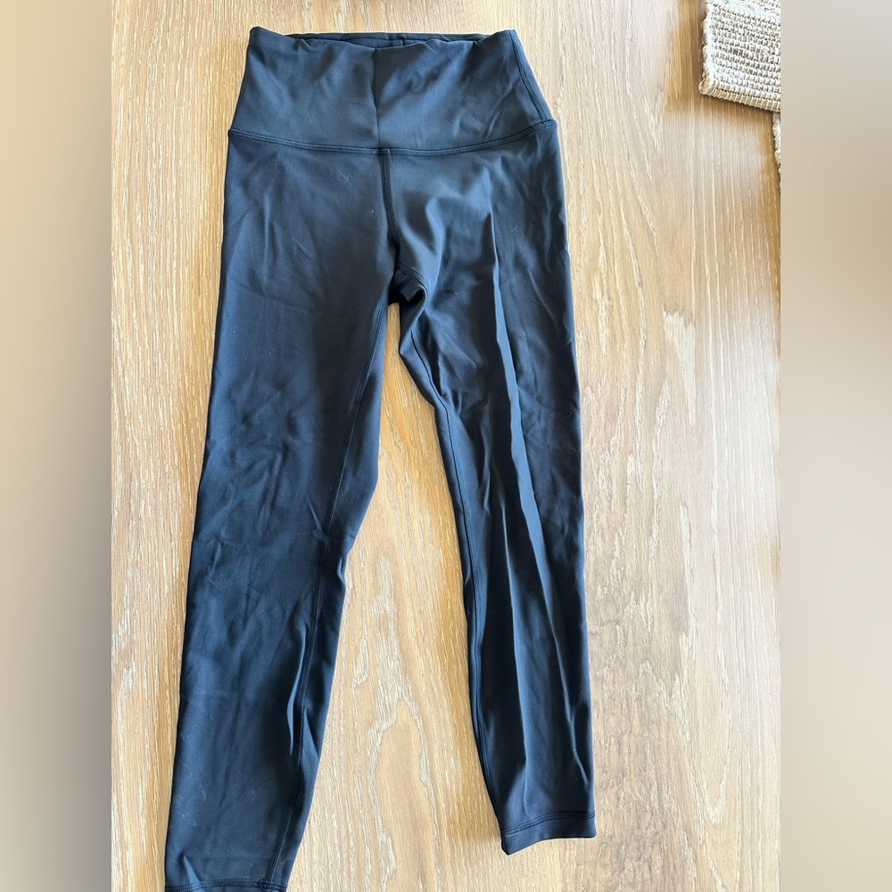 lululemon athletica Black Wunder Train Contour Fit High-Rise Tight 25"